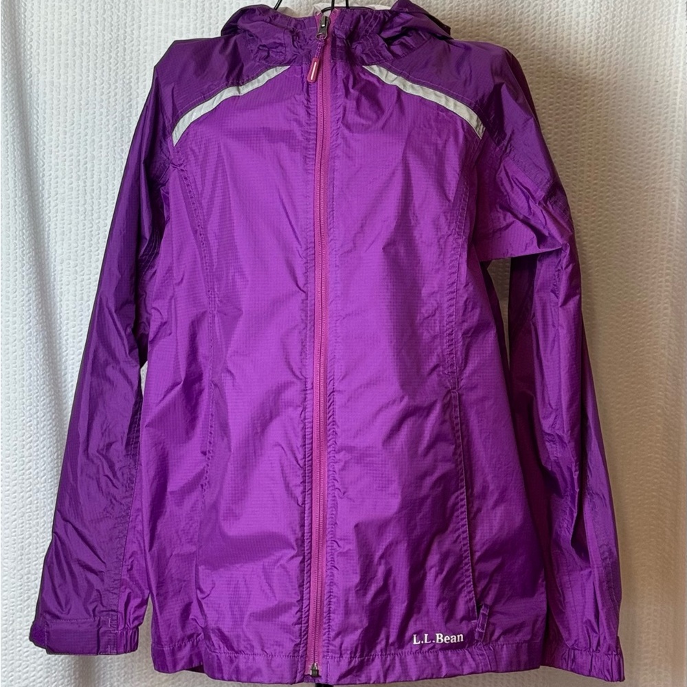 L.L. Bean Purple Windbreaker Rainjacket